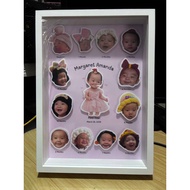 3D Milestone/ Bubble Head/ 3D frame/ A4 & 8 inches Available/ Customized/ Souvenirs