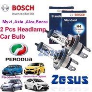 Mentol Lampu Orginal 100% Bosch Halogen Headlamp Bulb  12v - Perodua Car Myvi Bezza Axia Kancil Kemb
