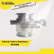 2" Check Valve Sanitary Tri-Clamp SS 316L 2 Inch