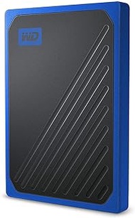 Western Digital WDBMCG0010BBT-WESN My Passport GO Portable Solid State Drive, Cobalt, 1TB