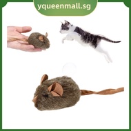 QUMMALL-Cat Toy Makes Noise Little Rat Plush Simulation Electric Rat Scratch Resistant