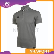 WARRIX เสื้อโปโลสีเทา WA-3315 (PLAN15)**สินค้าคุณภาพแท้100%**  เสื้อกีฬาสีเทา เสื่อกีฬาชาย