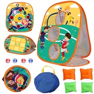 zhaoyunling22 Children's Three in One Board Sandbags Sandbag Sports and Nine Palace Indoor Props Throwing Bean Bag Toys Fitness Circles