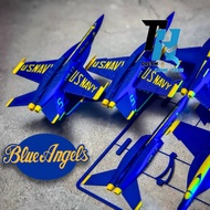 ️ F/A-18 Super Hornet – Blue Angels Plane KitCard 3D Printed (Length 19cm)
