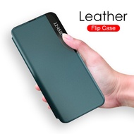 PU Leather Smart Window View Flip Cover For Xiaomi Redmi Note 13 Pro Plus 5G Redmi Note 13 Pro 5G  Note 13 Case Magnetic Stand Phone Coques