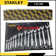 14 pcs Ring Wrench 1-87-709 Combination Wrench Set Inch Stanley 87-709