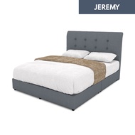 [Bulky] Jeremy Fabric Bed Frame (Water Repellent Fabric) - Single Super Single Queen King