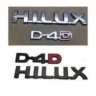 HILUX BLACK EMBLEM HILUX CHROME EMBLEM HILUX D4D BLACK D4D CHROME TOYOTA HILUX
