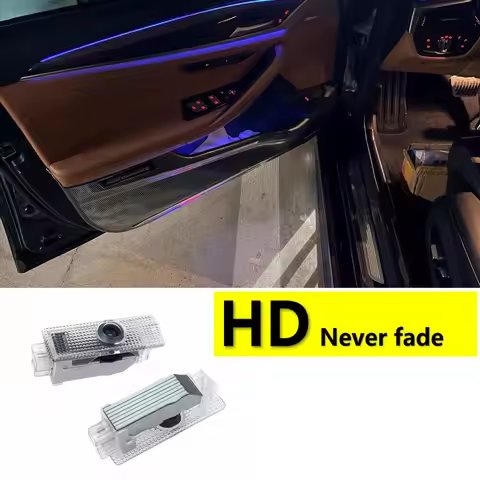 HD 2X LED Car Door Projector Light Accessories For BMW 1 5 3 X5 Serie E70 G05 E90 F30 F31 F11 F10 E6