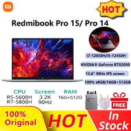 【Ready Stock】2022 Redmibook Pro 15 Laptop/Redmibook Pro 14/AMD Ryzen R5-6600H R7-6800H 16GB 512GB Notebook/15.6 Inch 3.2K 90Hz IPS Screen/Xiaomi Laptop redmi Laptop/Mi Notebook