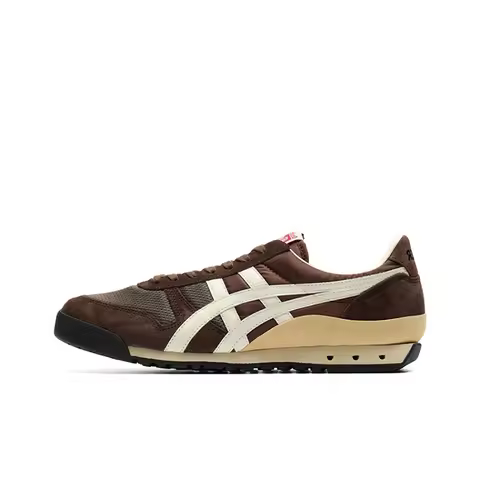 Onitsuka Tiger Ultimate 81 Brown Retro Comfortable Durable Soft Lightweight Low-Top Unisex Sneaker L