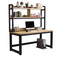 [SG Seller]Study Table with shelves/Computer Desk/Office Table 80/ 100/ 120/ 160CM