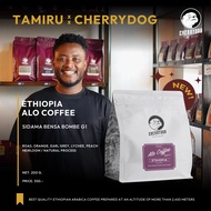 Cherrydog X Tamiru เมล็ดกาแฟพิเศษคั่วอ่อน Ethiopia Alo coffee Sidamo Bensa Bombe G1 Natural | Single