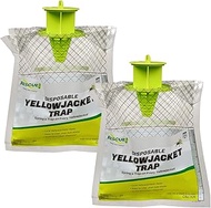 RESCUE! Disposable Summer Yellowjacket Trap with Attractant – Eastern Time Zones - 2 Traps