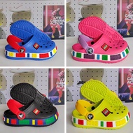 Crocs For Kids Clogs Sandals For Boys Non-slip Flip Flops Fashion Crocs Lego Slides For Kid Boys