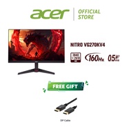 Acer Nitro VG270KV4 Gaming Monitor (27''/IPS/3840x2160 4K@160Hz/FHD@320Hz/DCI-P3 90%/HDR10/0.5MS/Bui