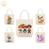 Pokemon Tote Bag Design Canvas Bag Shopping Bag Student Bag