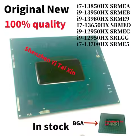 100% New i7-13850HX SRMEA i9-13950HX SRMEB i9-13980HX SRME9 I7-13650HX SRMED i9-12950HX SRMEC i9-129