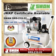 Swan Oil-Less Air Compressor DR-Series/DRS-210(Supr Silent)