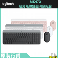 Logitech - Logitech Slim 無線鍵盤與滑鼠組合 MK470 | 石墨灰 中文繁體版