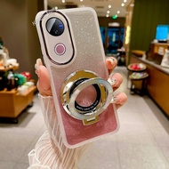 Casing For Vivo V50 V40 V30 Pro E VivoV50 V50Pro V 50 5G 2025 Square Plated Phone Case Fashion Coupl