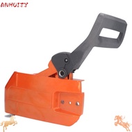 ANHUITYJ Chainsaw Cover, ABS and Iron Compact Chainsaw Parts, Easy Installation Orange Side Mounted 