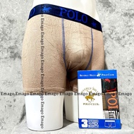 Men's Boxer Underwear 1box 3pcs/men's Underwear/Boxers/Men's Underwear/Men's Underwear/Men's Panties/Men's Panties/Men's CD/Jumbo Carved Color Boxer Panties
