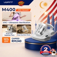 UWANT M400 Dust Mite Vacuum | UV-C Sterilization, 12,000BPM Tapping, 65°C Hot Wind, HEPA Filtration,