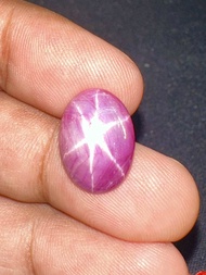 ทับทิมธรรมชาติ 7.06 กะรัต ทรงรี 14.7x11x4.3มม อัญมณีธรรมชาติ 100% Natural ruby 7.06cts 14.7x11x4.3mm