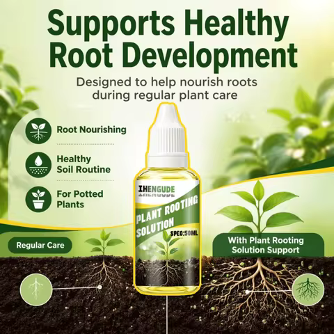 Plant Rooting Solution Fast Root Growth Fertilizer Hydroponic Cuttings Root Booster Drops Garden Pla