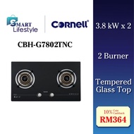 Cornell 2 Burners Built-In Glass Hob CBH-G7802TNC