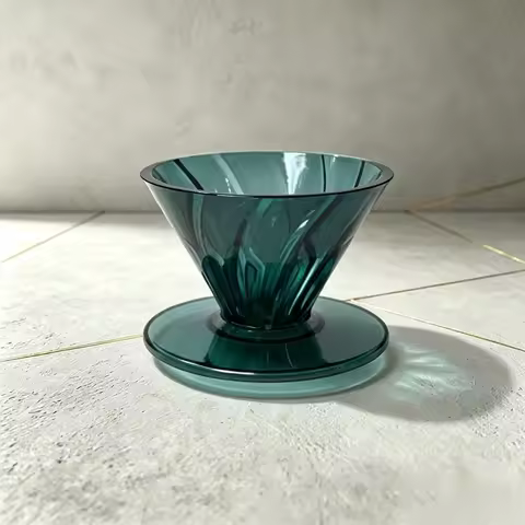 New V60 Resin Filter Dripper Fit For HARIO Alpha Tritan Coffee Equipment Accessories
