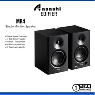 Edifier MR4 Studio Monitor Speaker - Balanced TRS Input | Headphone Output | Silk Film Tweeter | 4 I
