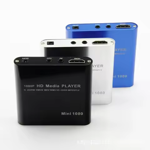MKV H.264 HDD Multimedia Player Full HD 1080P USB External Media Player TV Box With SD Media Support