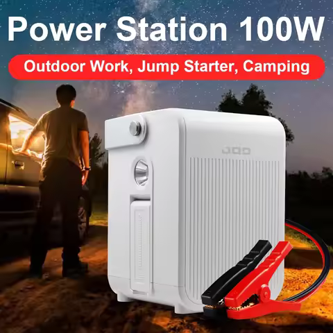 100W Portable Power Station 27000mAh 99.9Wh Jump Starter Camping Power Bank Charger Car Booster Outd