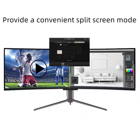 Hot Sale Gaming Monitor Curved 49 Inch 5K Super-wide Screen R3800 144hz Computer Monitor