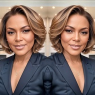 4/27 Highlight 4x4 Body Wave Glueless Cloak Human Hair Wig Short Bob Blonde Human Hair Wigs Short Bo