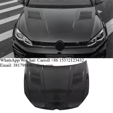 Suitable For Volkswagen Golf 7 7.5 R-line GTI Carbon Fiber Hood For Vw Golf MK7 7.5 Engine Hood 2013