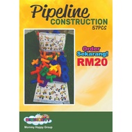 PIPELINE CONSTRUCTION  BLOCKS  57pcs RM20
