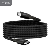 สายชาร์จ Belkin BOOST CHARGE Braided C to C 240W 1M/2M - Black