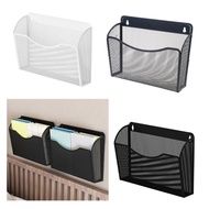 SJM Wall Mounted File Holder Mesh Hanging File Holder Rack Wall File Pocket