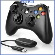 SHIN   Wireless Controller Compatible For Xbox 360 PC With Dual-Vibration Turbo 2.4G Low Delay Controller