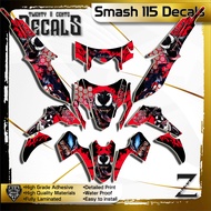 Suzuki Smash 115 / 110 Decals Stickers venom