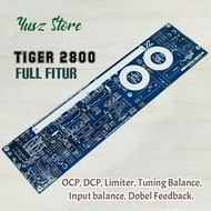 TERBARU PCB Class D D2K8 Fullbridge Tiger 2800 Power Amplifier