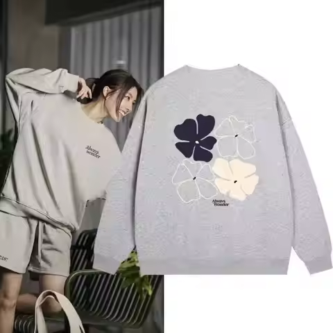 Thai Drama The Secret of Us LingOrm Ling Ling Kwong Same Hoodie Sweatshirt Thick Always Wonder Round