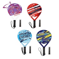 [deevoka] SiaBiced Padel Racket Paddle Tennis Racquet Comfortable Grip with Grip Tape Padel Racquet