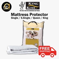 【FREE SHIPPING】King Koil Mattress Liquid Stain Protector King &amp; Queen &amp; Super Single &amp; Single Pelindung Tilam 床单护垫