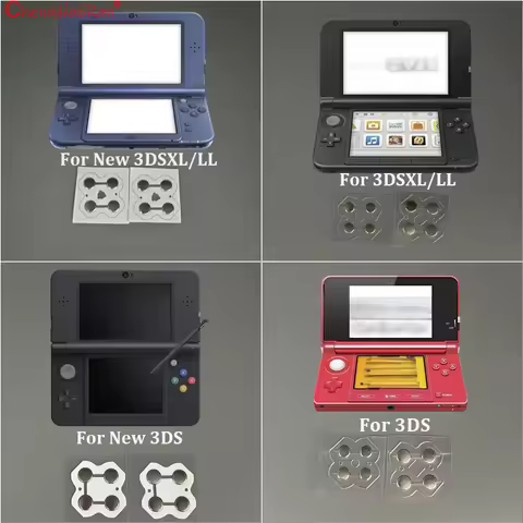 1Set Metal Conductive Film For 3DS 3DS XL LL For New 3DS New 3DS XL LL D-Pad Cross Key ABXY Button P