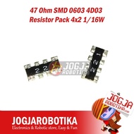 47 Ohm SMD 0603 4D03 Resistor Pack 4x2 1/16W