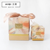 Aromatherapy Candle High-End Gift Box Wax Tablets Gift Box Handbag Ribbon Gift Box Gift Present Gift Box